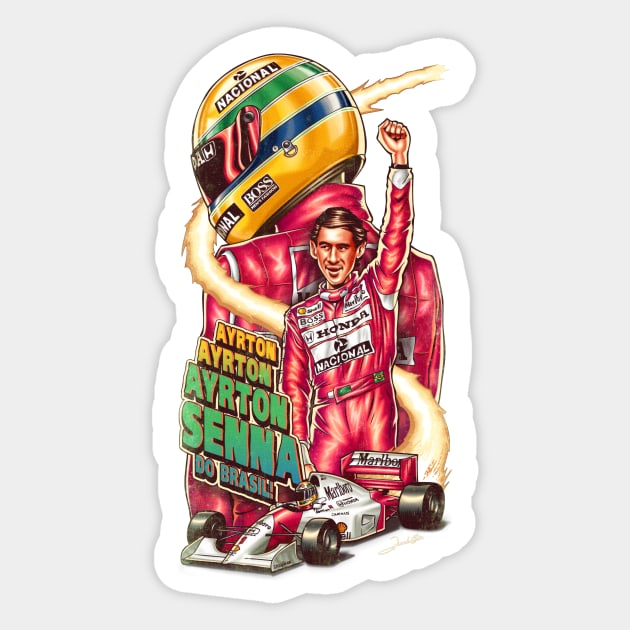 Ayrton Senna do Brasil Sticker by renatodsc